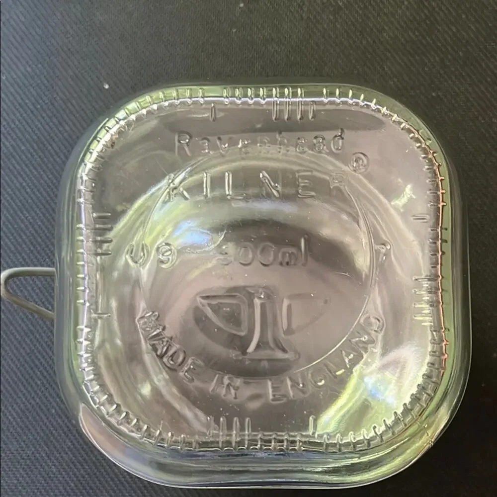 500ml Kilner Clear Glass Jar with Metal Clip
